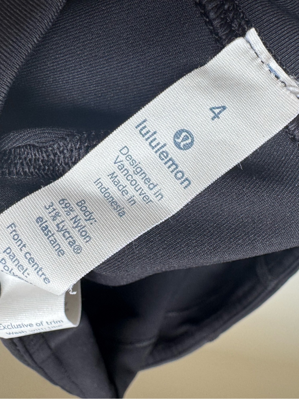 Lululemon Wunder Under Hi/Rise Tight Shine Black 4 - Picture 6 of 6